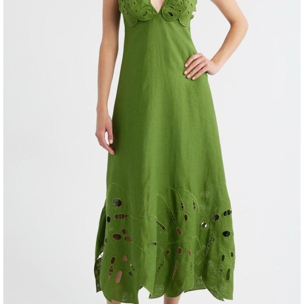 Farm rio green maxi dress - Picture 2 of 8